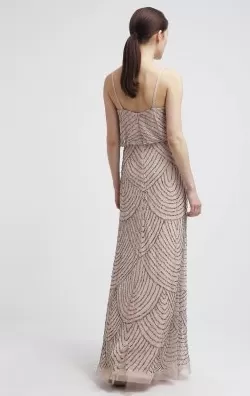 Art Deco Nude Gown