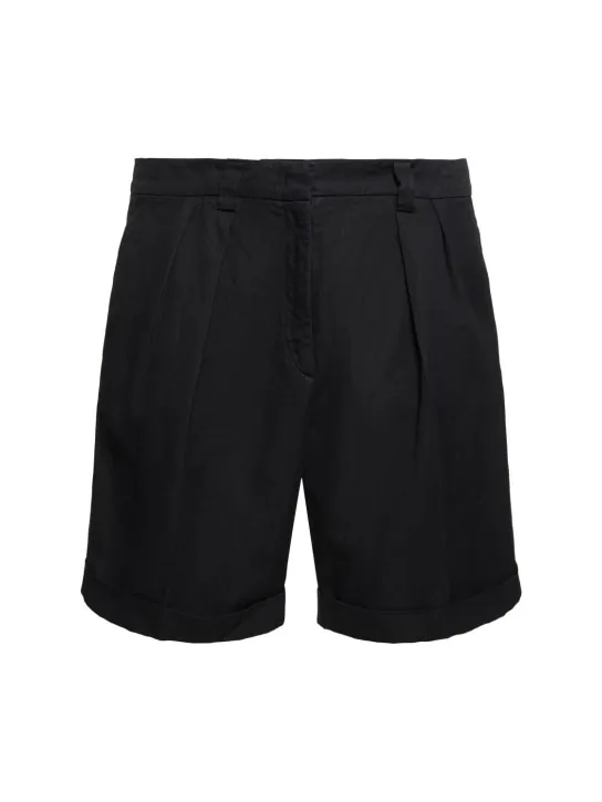 ASPESI   Cotton gabardine knee length shorts 