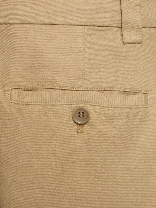 ASPESI   Cotton gabardine knee length shorts 