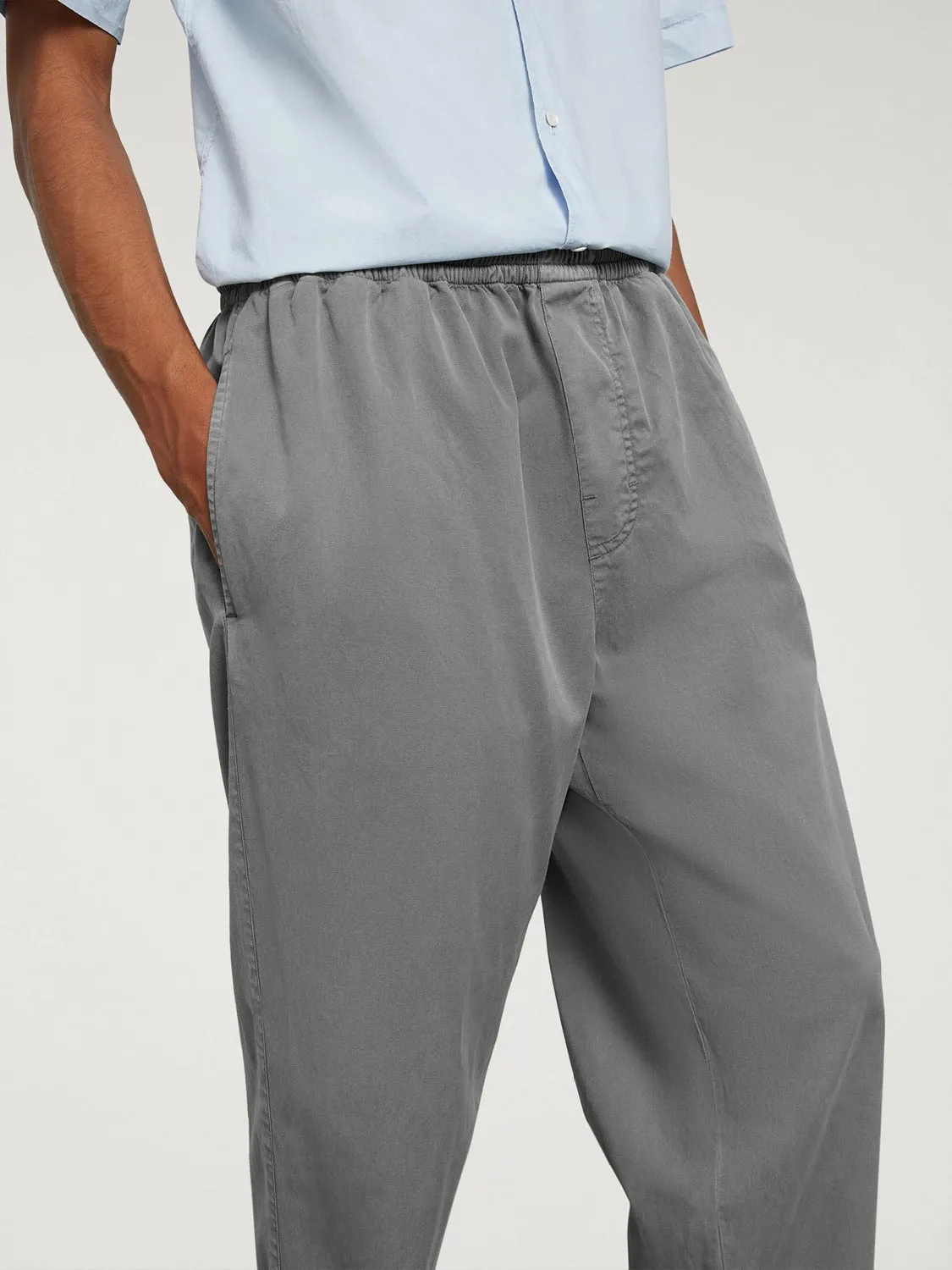 Aspesi Cotton Lyocell Pants Grey