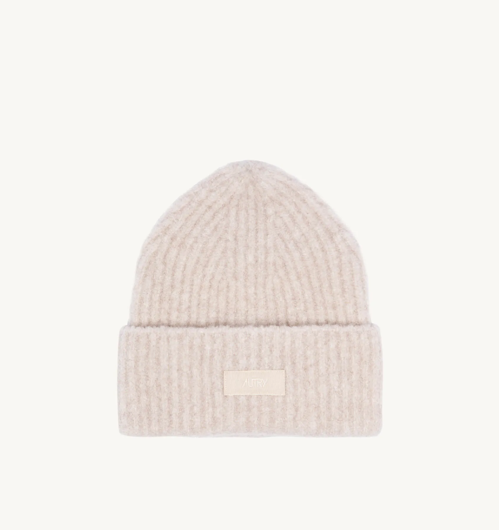 AUTRY APPAREL WOMAN  BEANIE IN WHITE WOOL