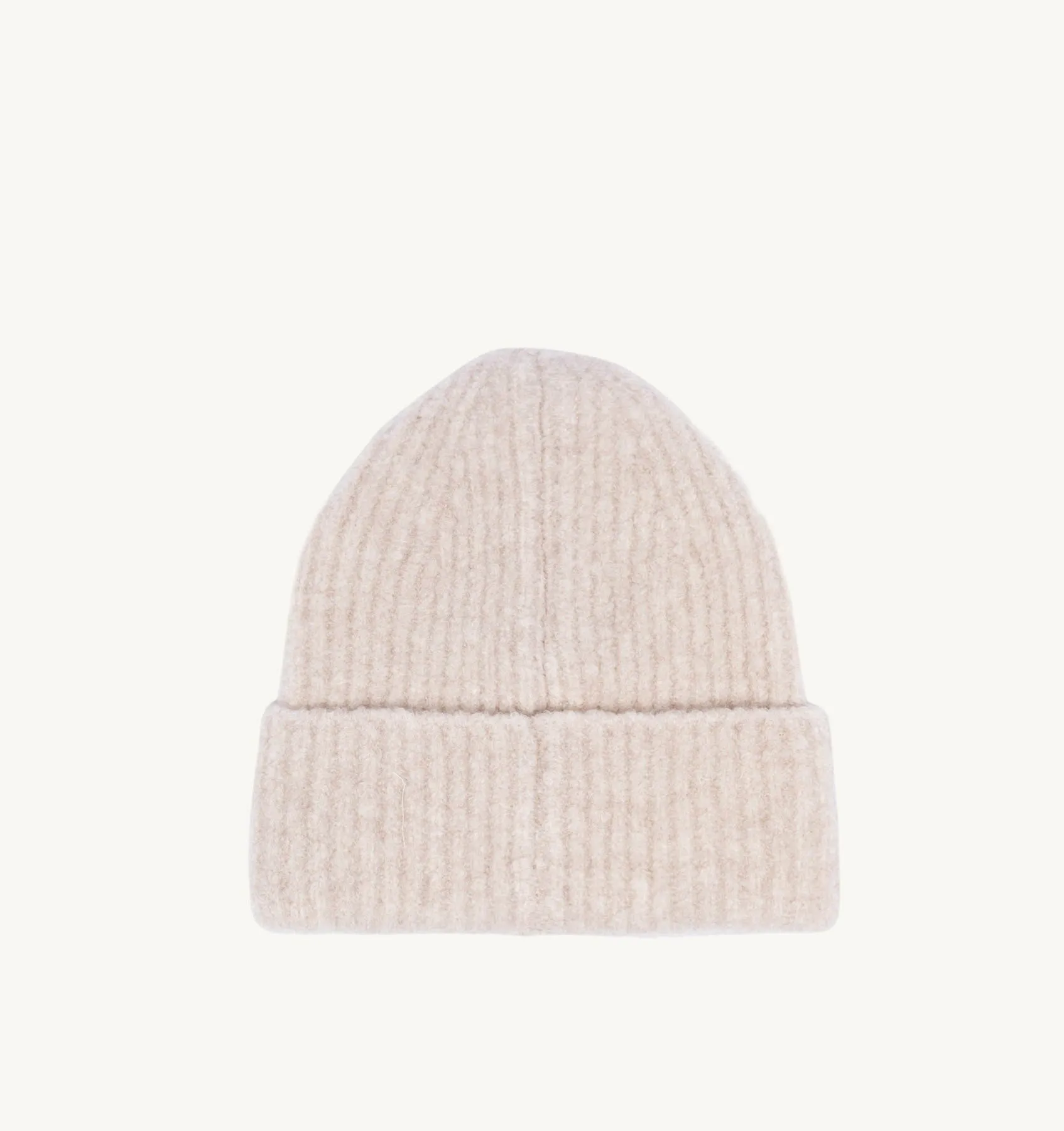 AUTRY APPAREL WOMAN  BEANIE IN WHITE WOOL