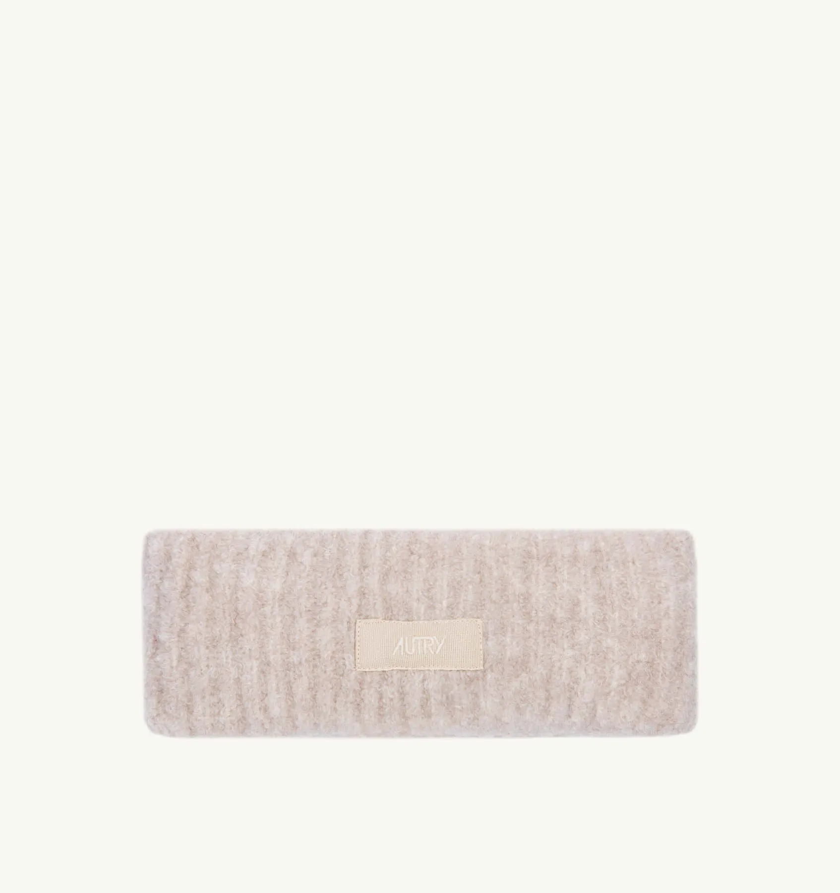 AUTRY APPAREL WOMAN  HEADBAND IN WHITE WOOL