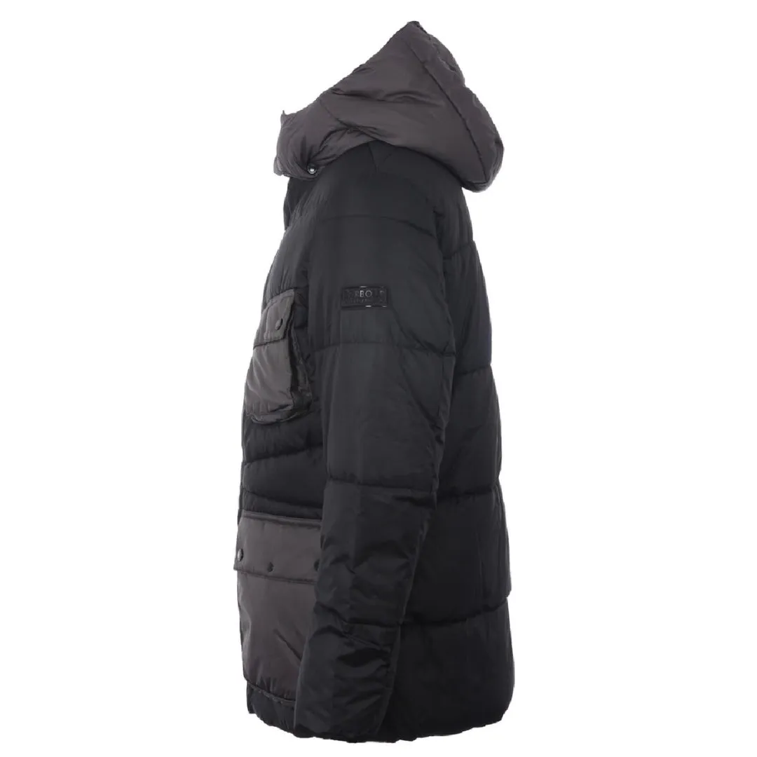 Barbour International Albury Quilted Black Jacket