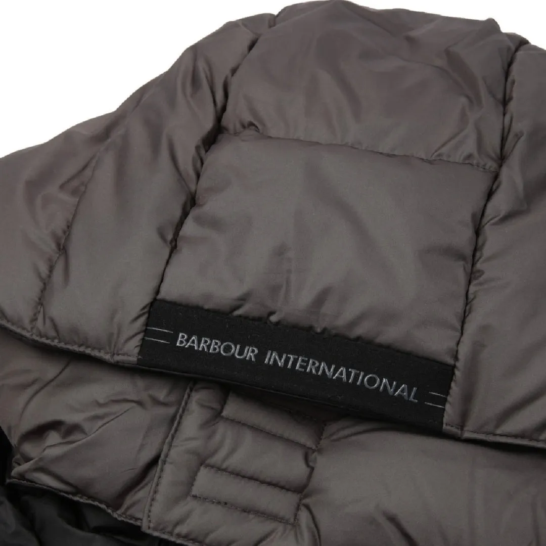 Barbour International Albury Quilted Black Jacket