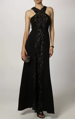 Black Lace Gown