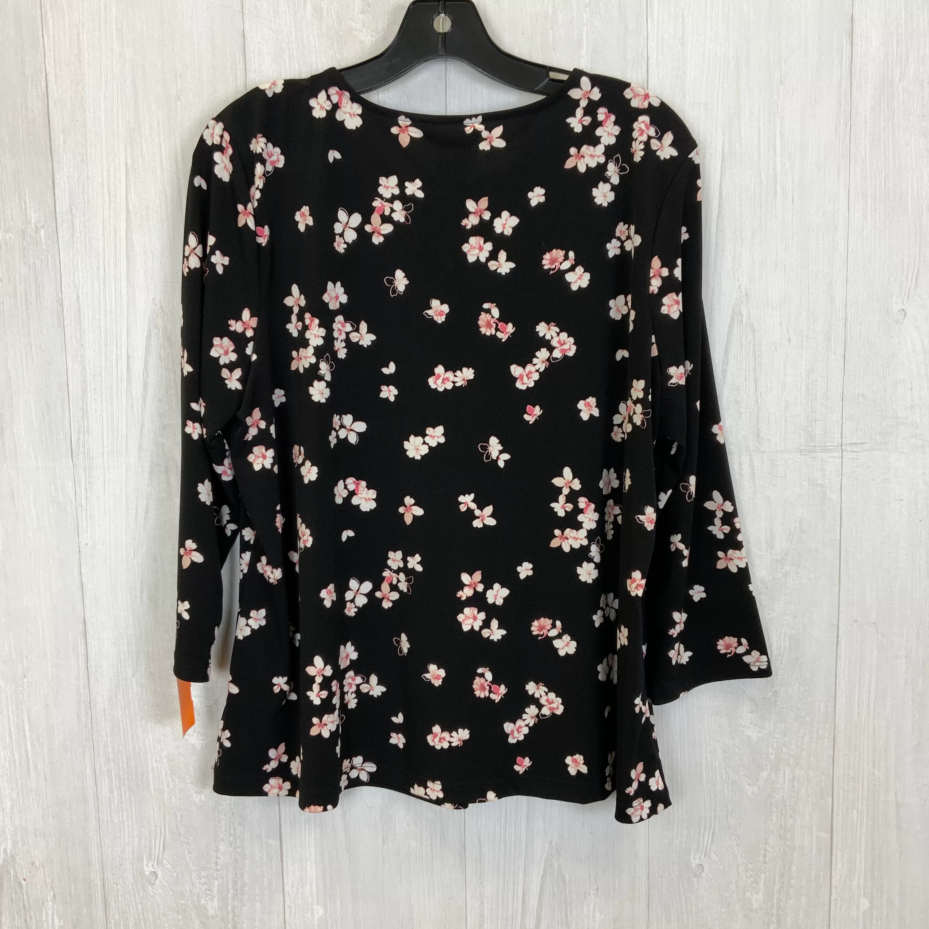 Blouse 3/4 Sleeve By Liz Claiborne  Size: Xl