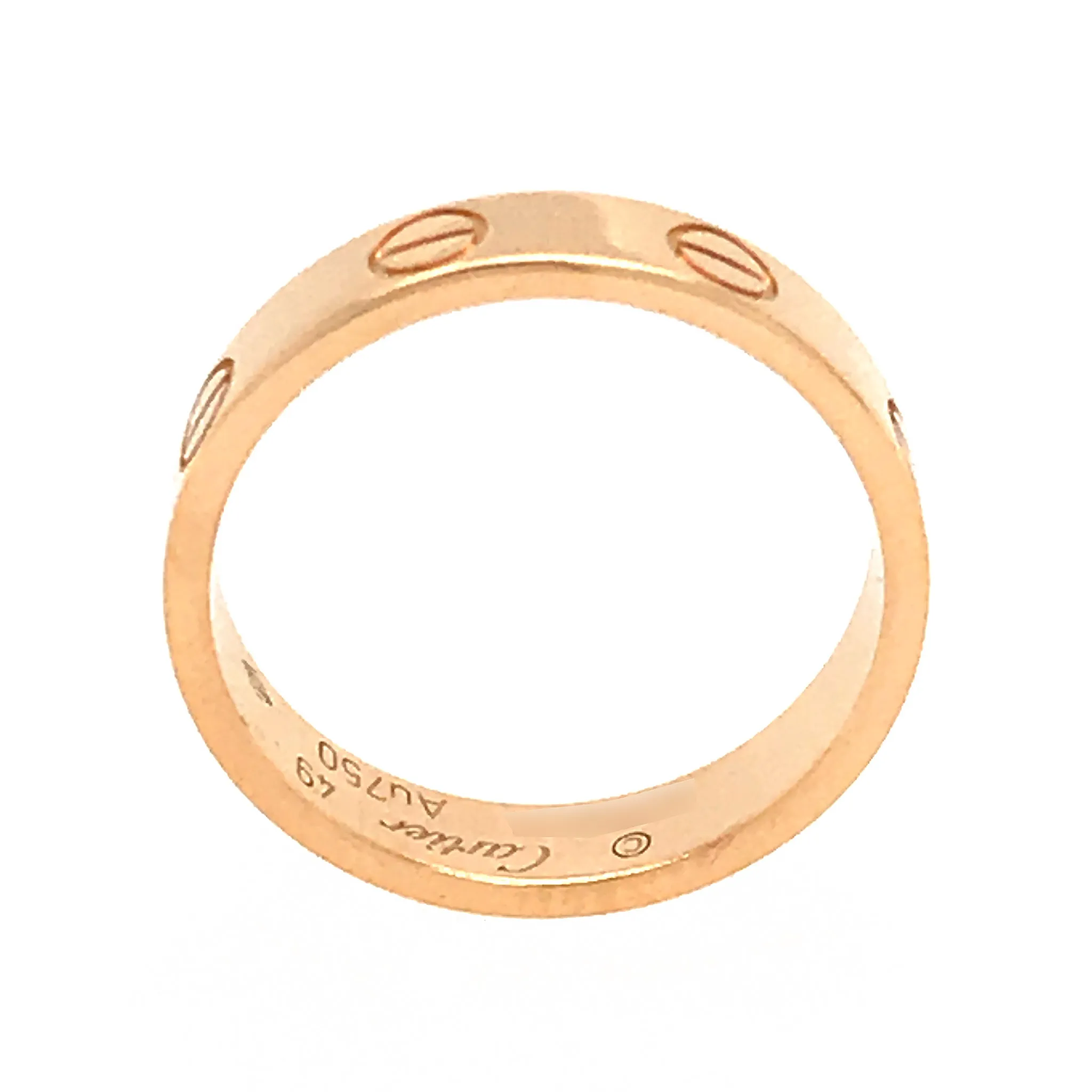 Cartier Love Wedding Band Ring Size EU 49