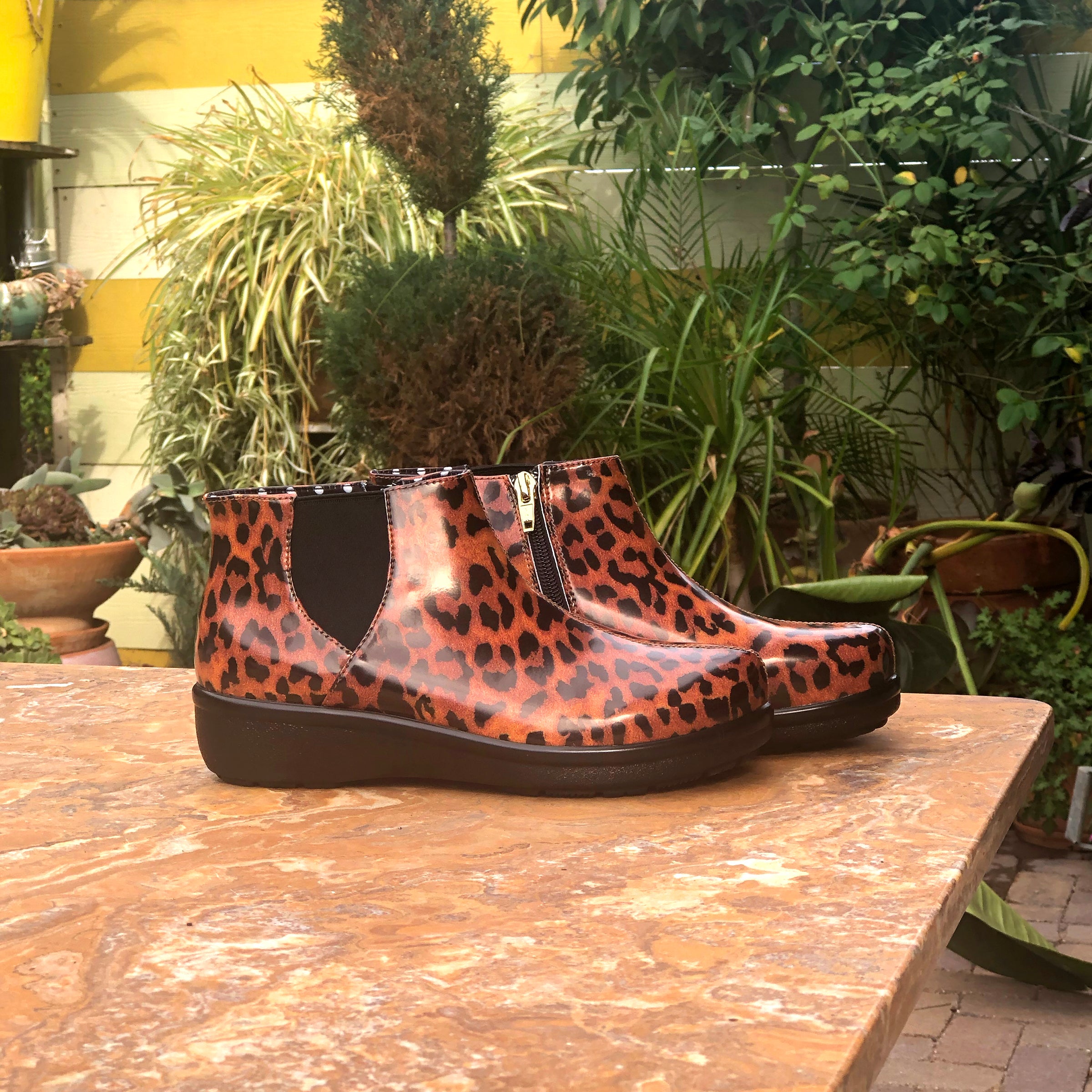 Climatease Leopard Boot