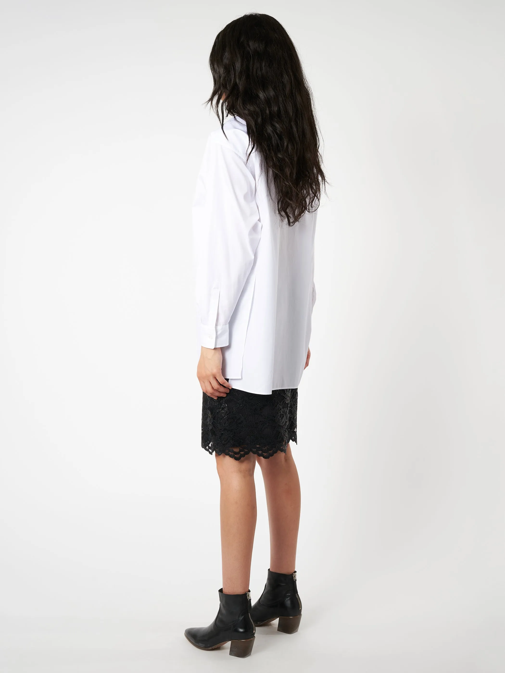 Cotton Poplin Loose Fit Shirt