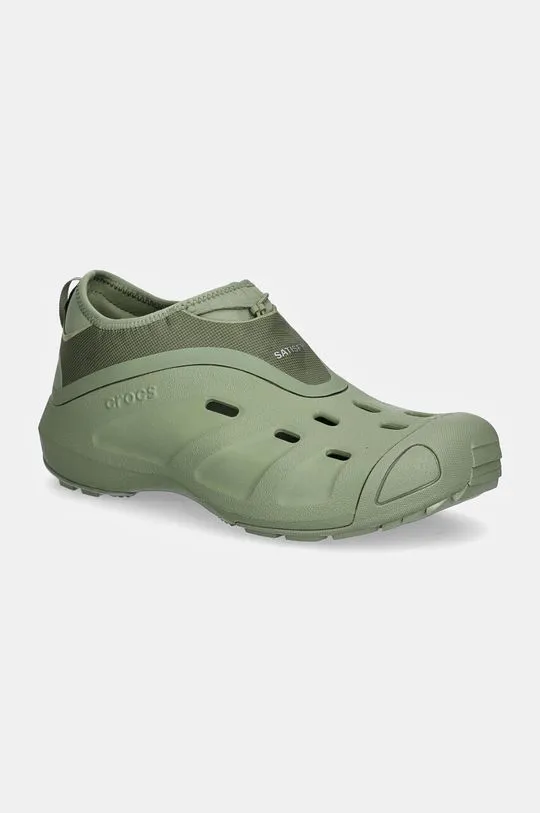 Crocs shoes Satisfy X Crocs Quick Trail men's green color 209628.MOSS