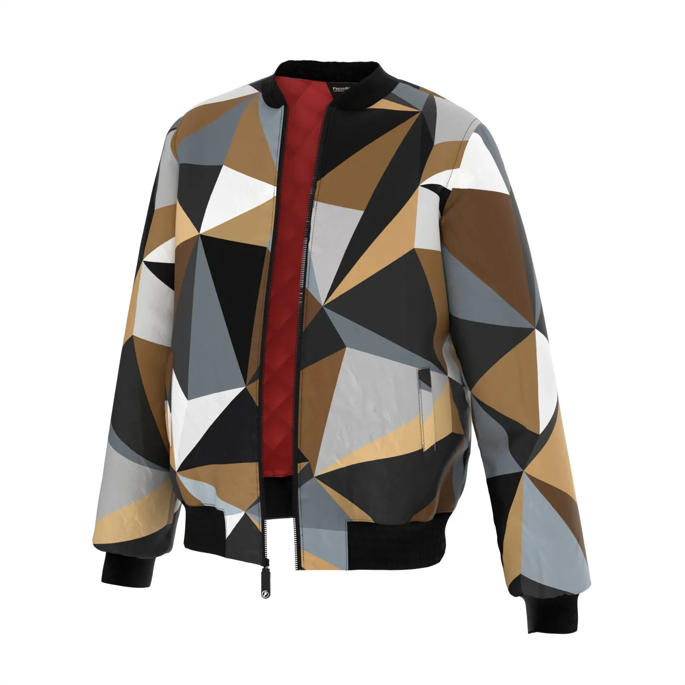 Cubes Woods Bomber Jacket