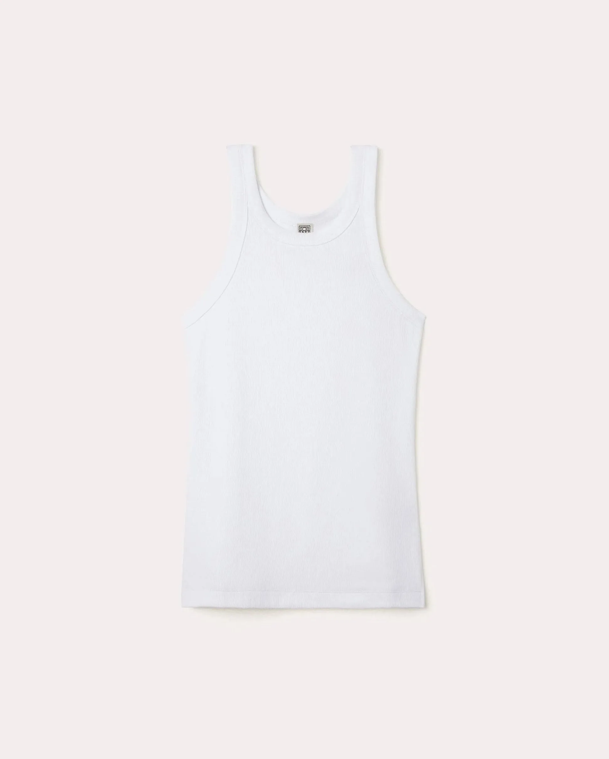 CURVED RIB TANK / WHITE