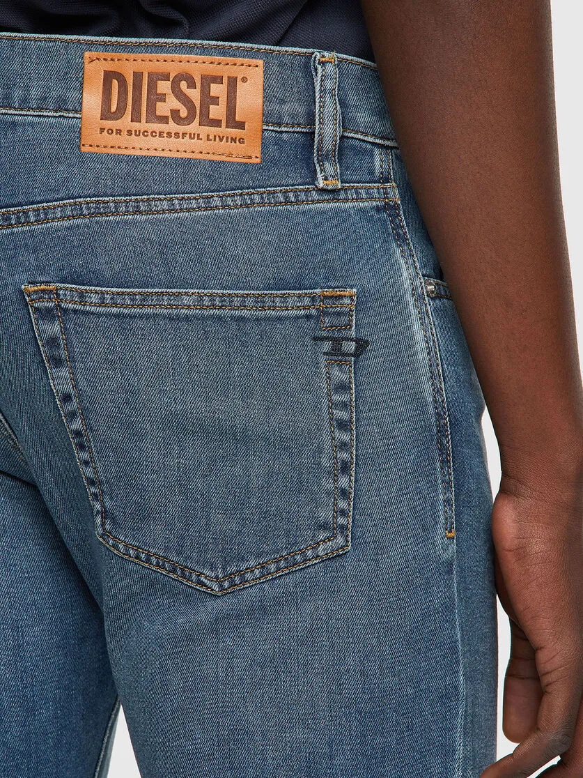 Diesel D-Strukt Jeans - Washed Blue Denim