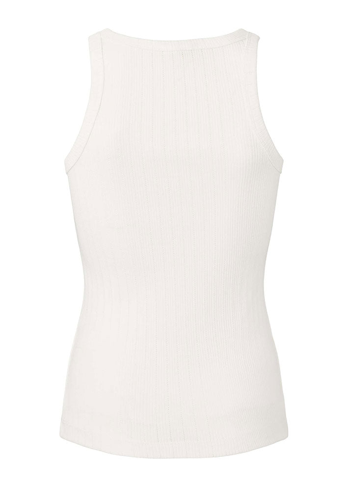 Esmé Studios Ella Tank Top ES124-303 Snow White