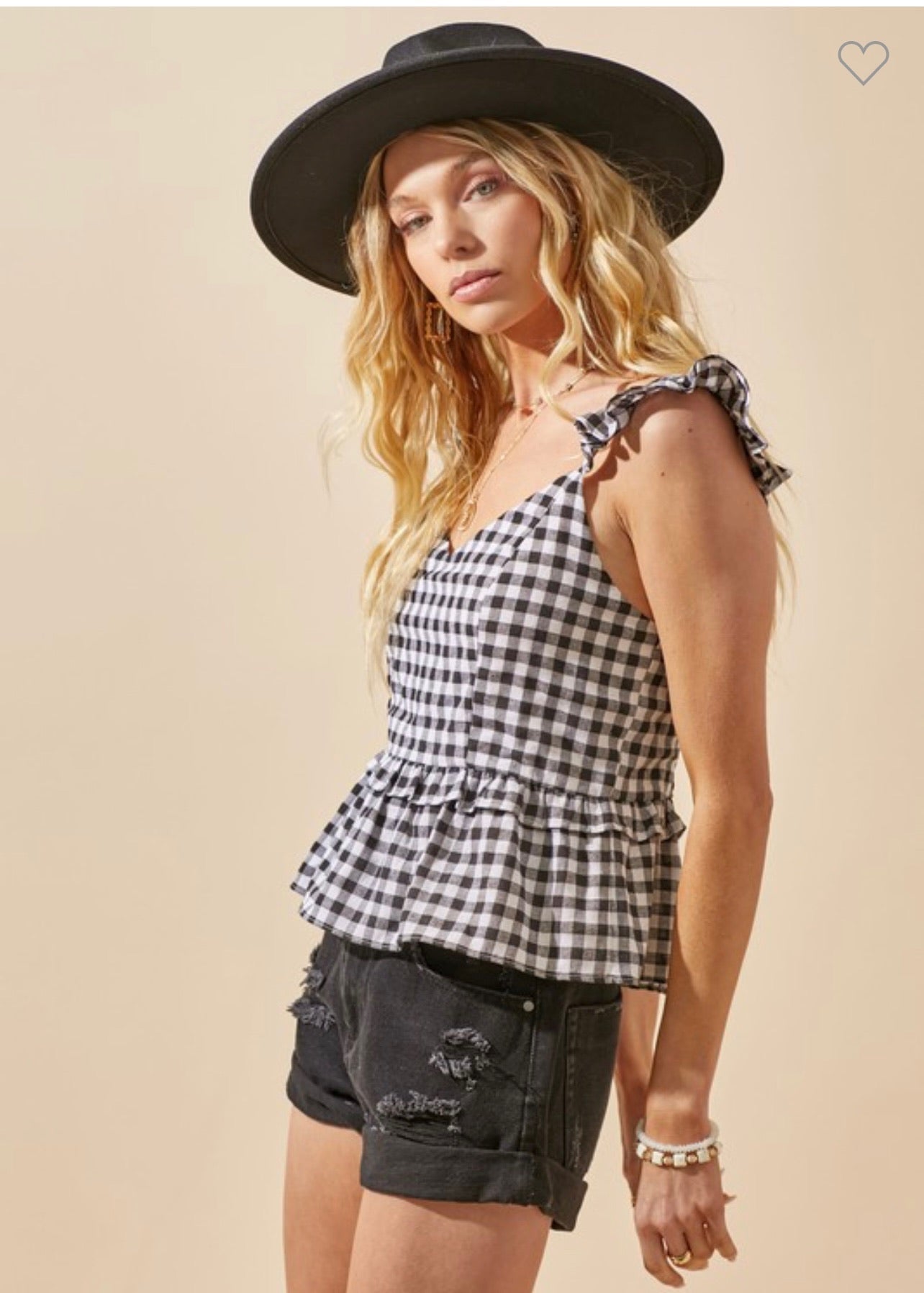 Gingham Girl Top