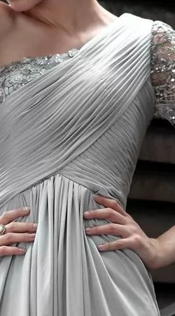 Jewelled Silver Gown