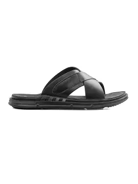 Juan Sandal - Black Leather