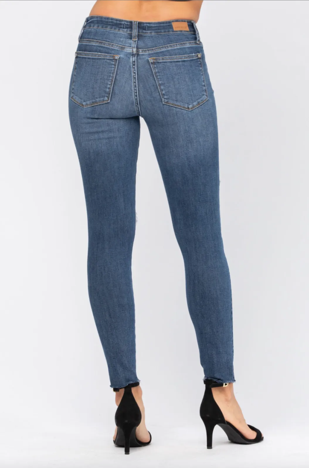 Judy Blue Destroyed Knee Skinny Jeans