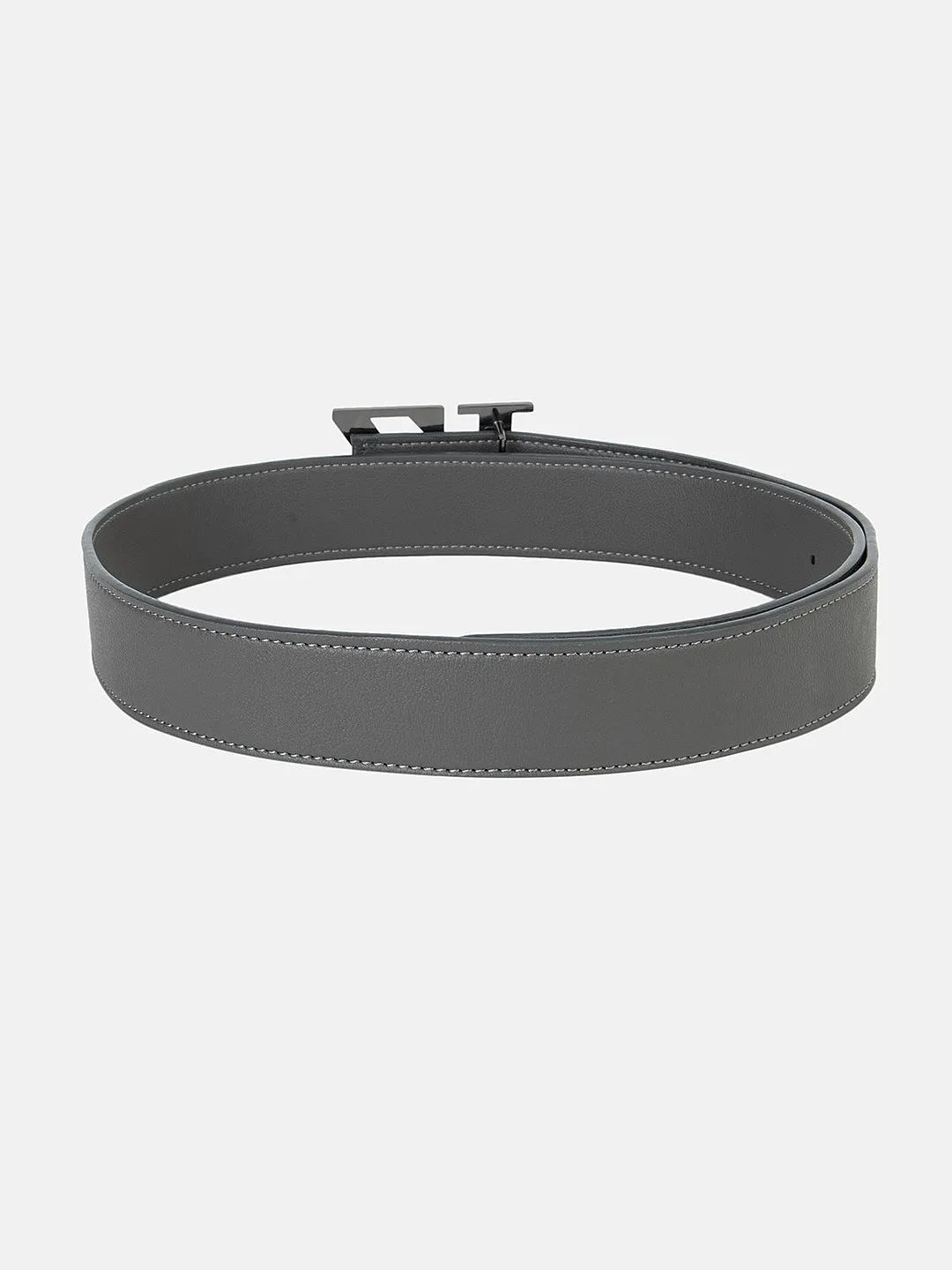 Kz Gunmetal Vegan Leather Belt