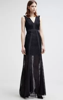 Lace Panel Gown