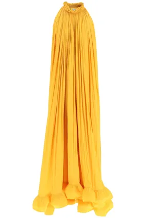 Lanvin Ruffled Sleeveless Gown