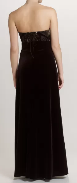 Lila Velvet Gown