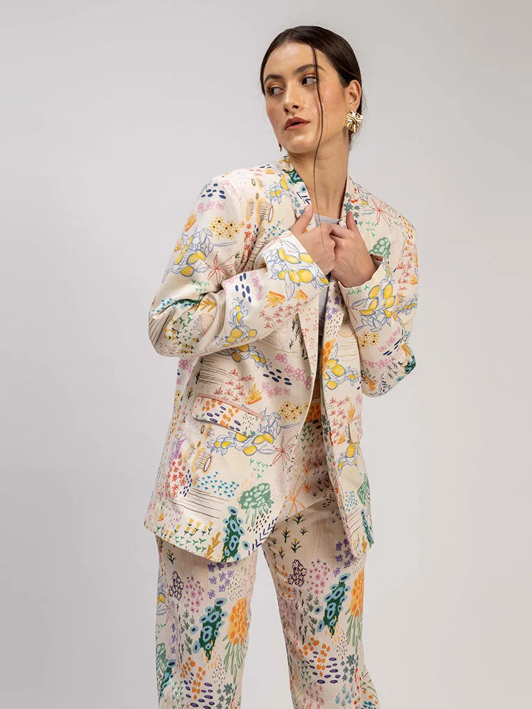 Liza Printed Blazer