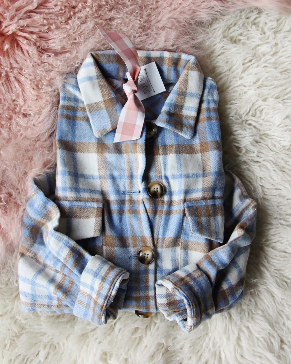 Lumber Jill Jacket Shirt in Blue