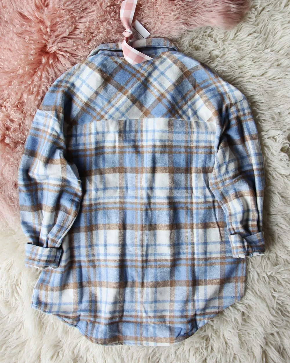 Lumber Jill Jacket Shirt in Blue