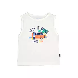 Mayoral Baby Tank Top_Off White 1033-45