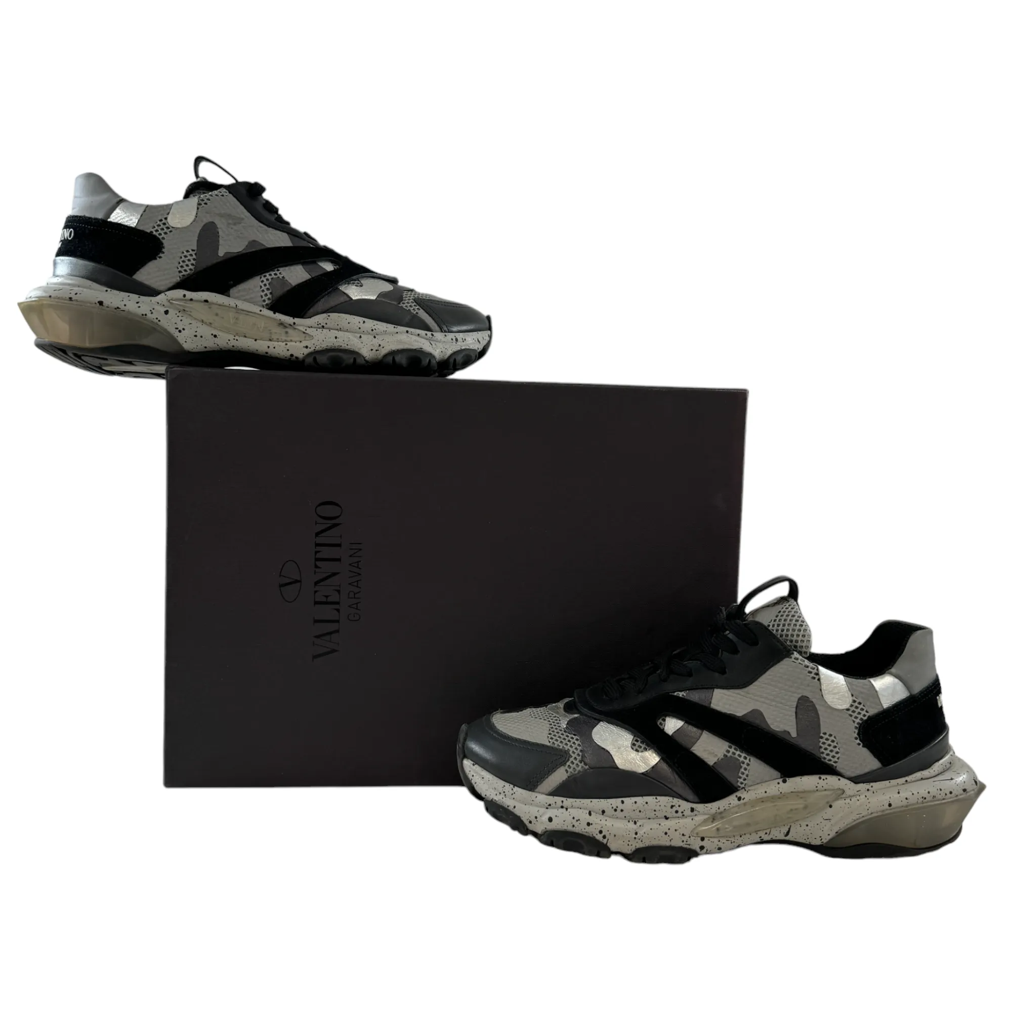 Men's Bounce Camouflage Trainers Black Size EU 41 / UK 7