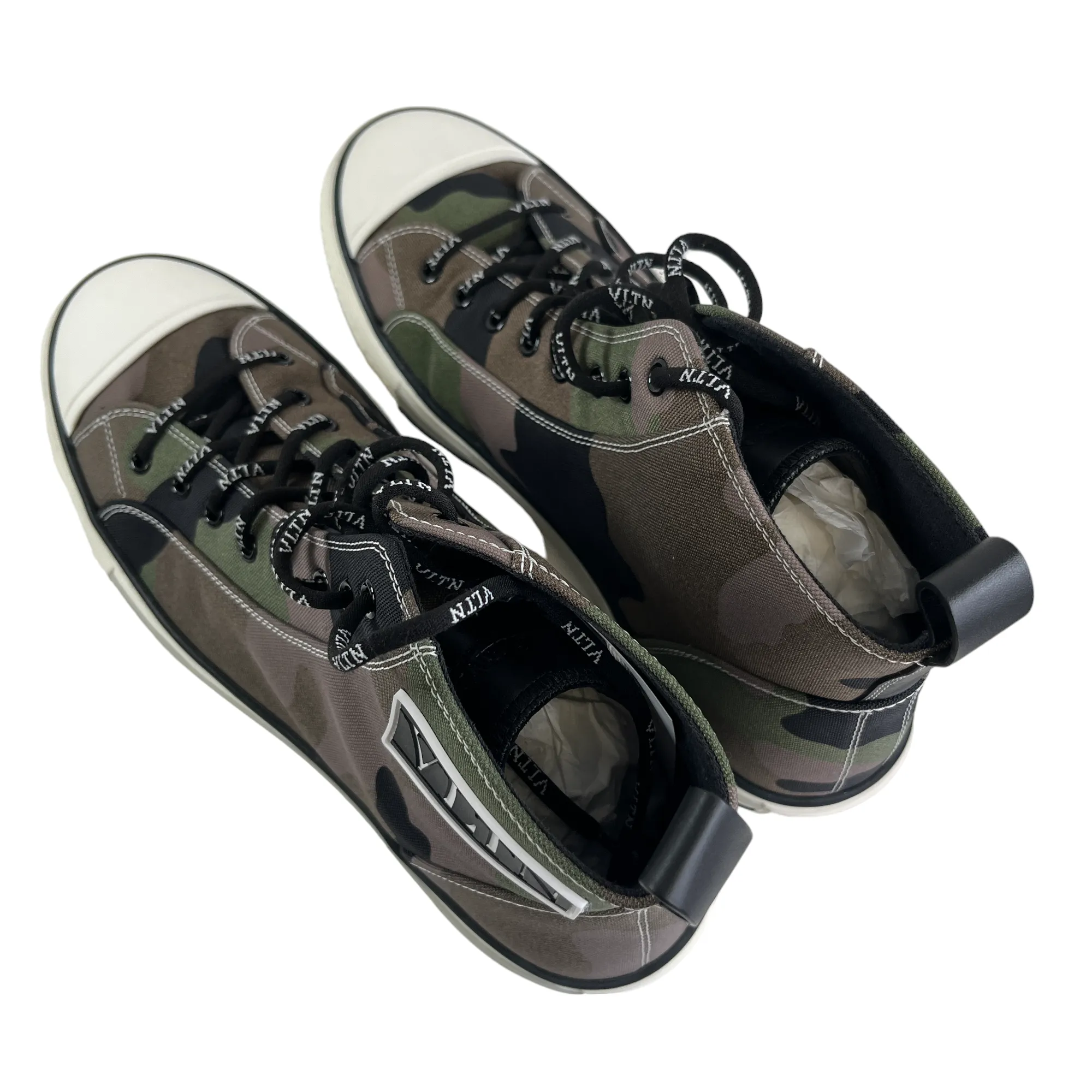 Men's Camouflage High Trainers Khaki Size EU 43 / UK 9