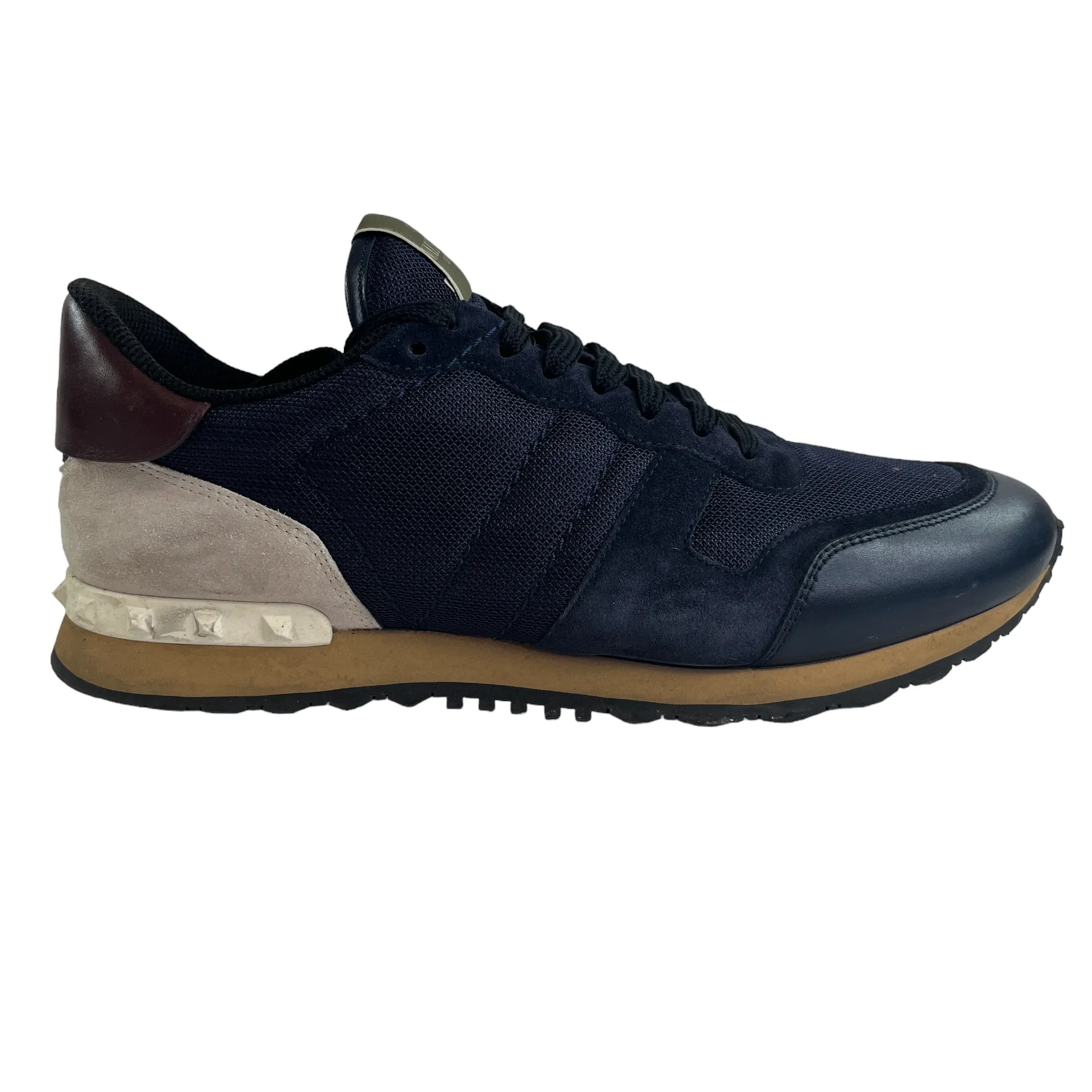 Men's Mesh Combo Low Trainers Navy Size EU 45 / UK 11