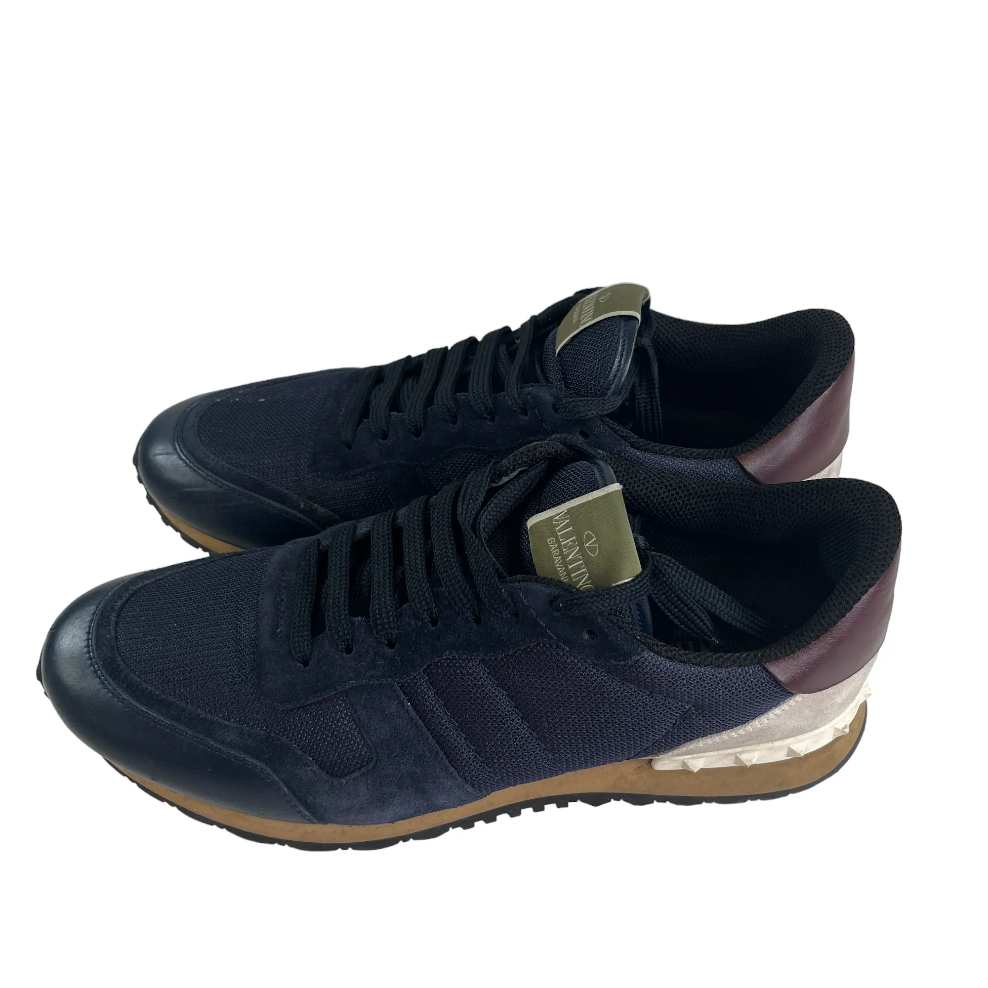 Men's Mesh Combo Low Trainers Navy Size EU 45 / UK 11