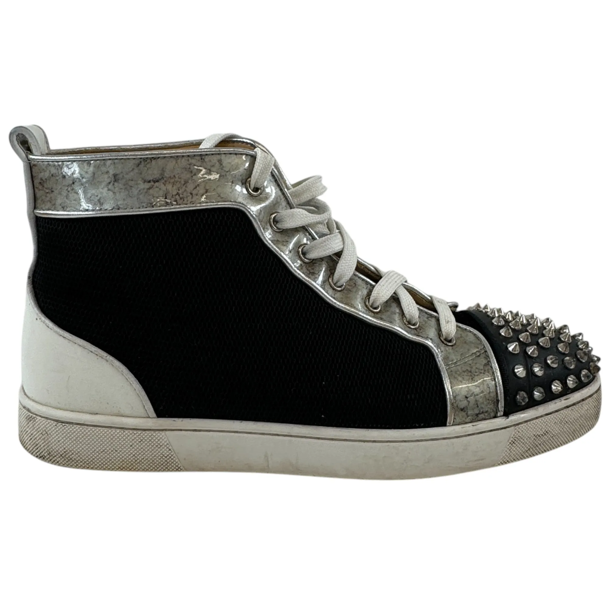 Men's Orlato Marble Spikes High Trainers Black Size EU 44 / UK 10