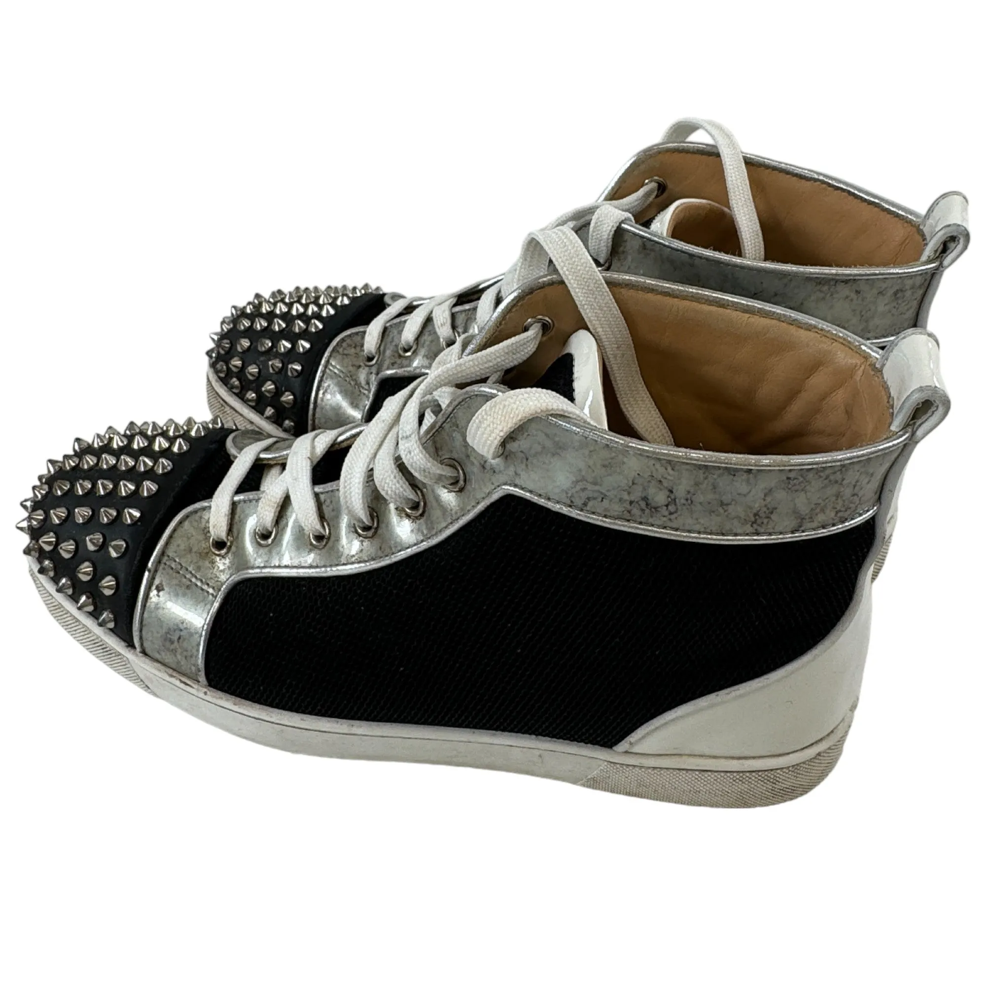 Men's Orlato Marble Spikes High Trainers Black Size EU 44 / UK 10