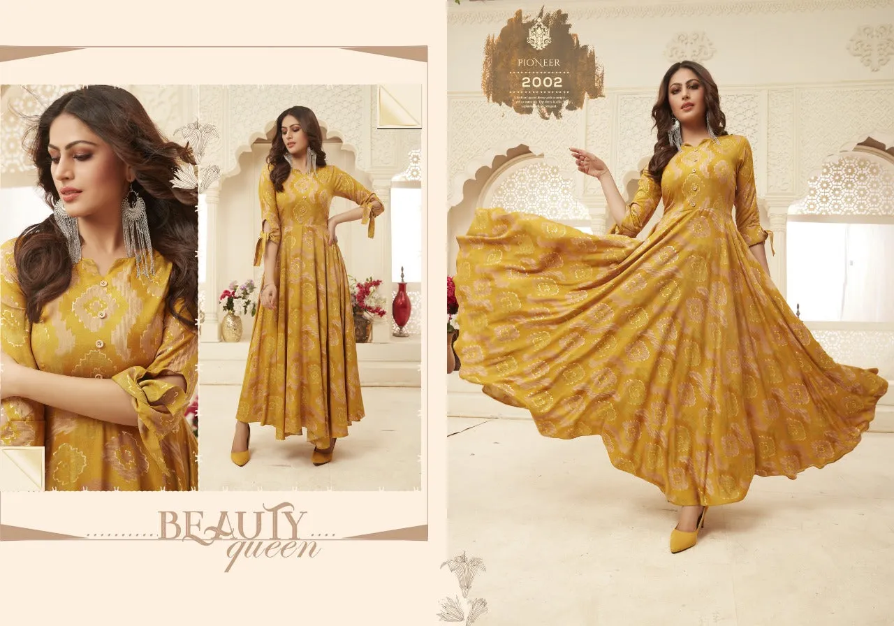 Nora Flairy Tales Vol 1 14kg Rayon Stylish Designer Gown Collection