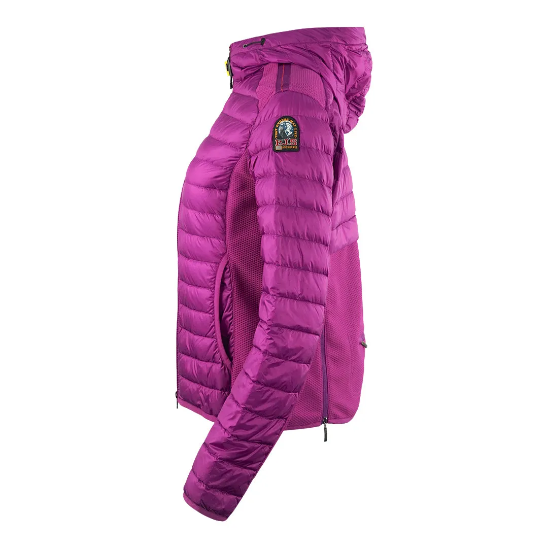 Parajumpers Kym Deep Orchird Purple Hooded Down Jacket