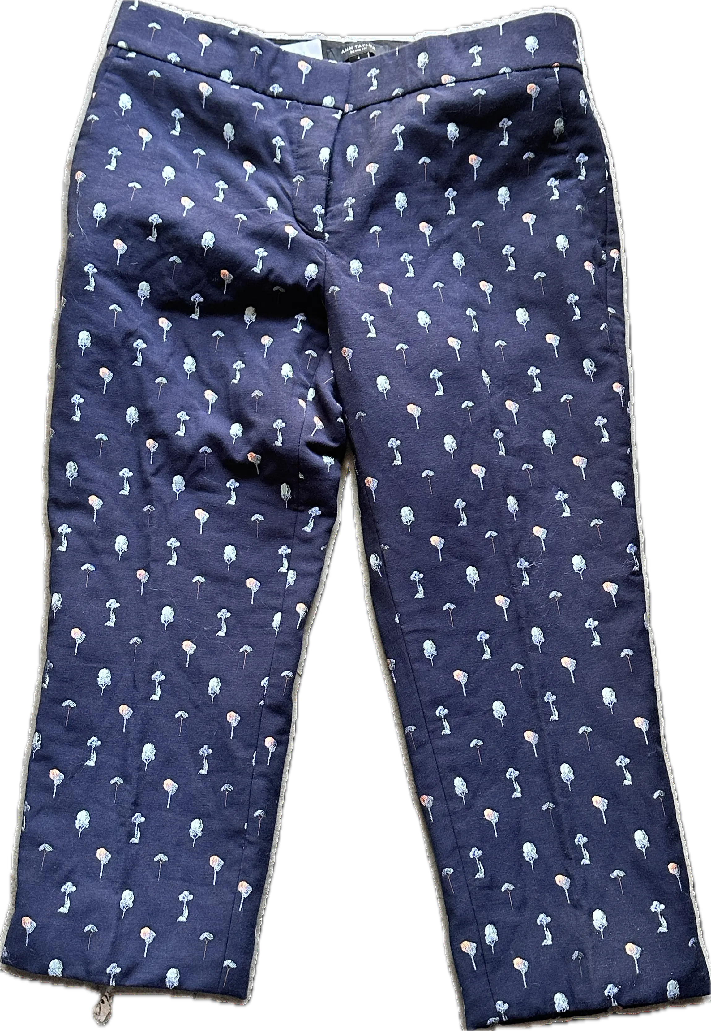 PARKS AND RECREATION: Leslie Knope’s ANN TAYLOR Tree Pattern Print Pants (6)