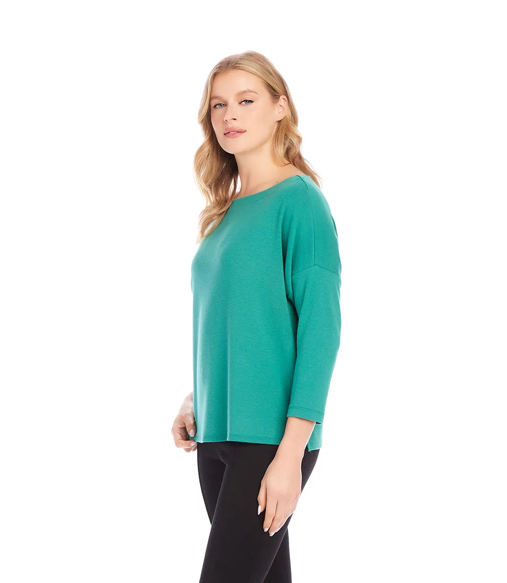 Petite Size Boatneck Top