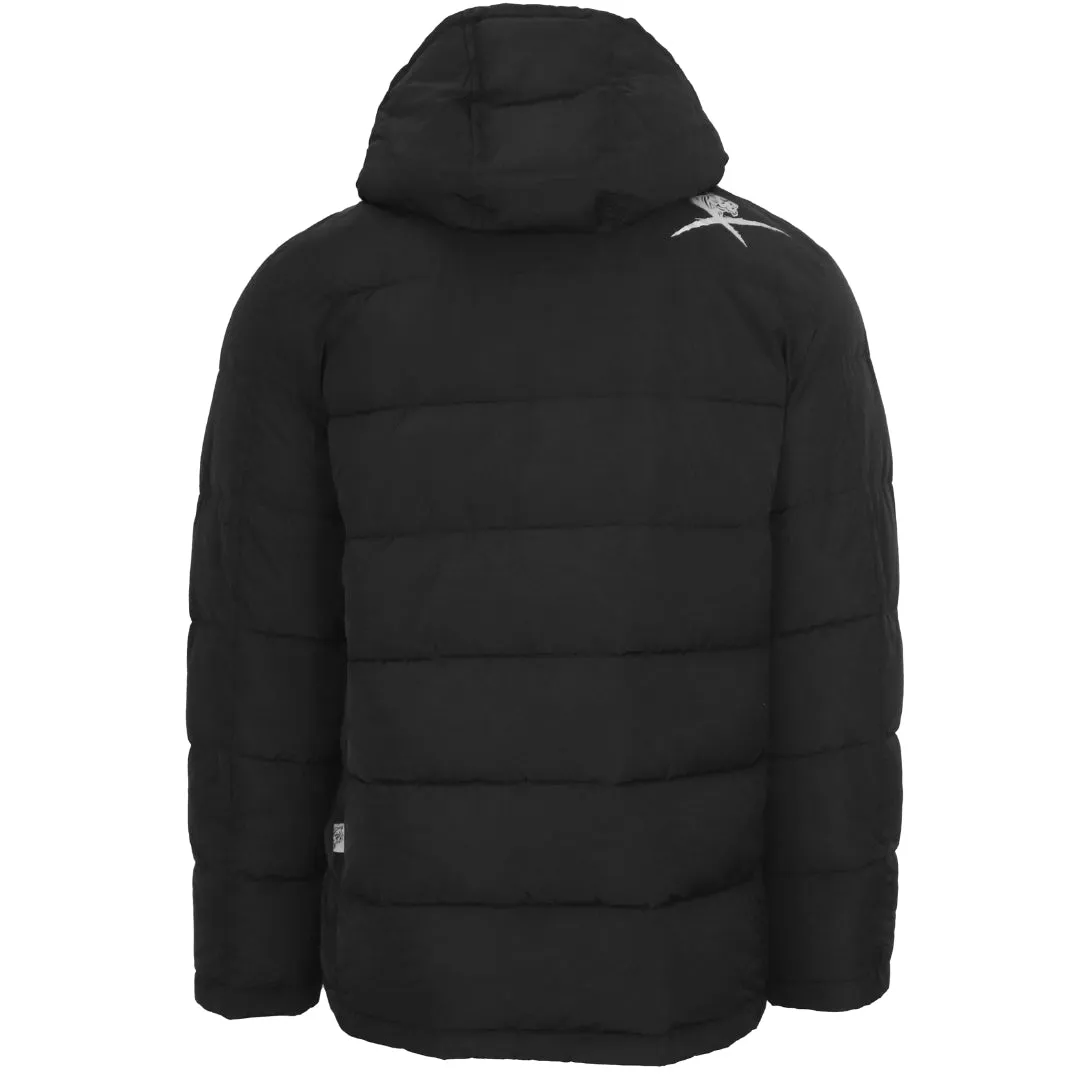 Plein Sport Patch Logo Padded Black Jacket