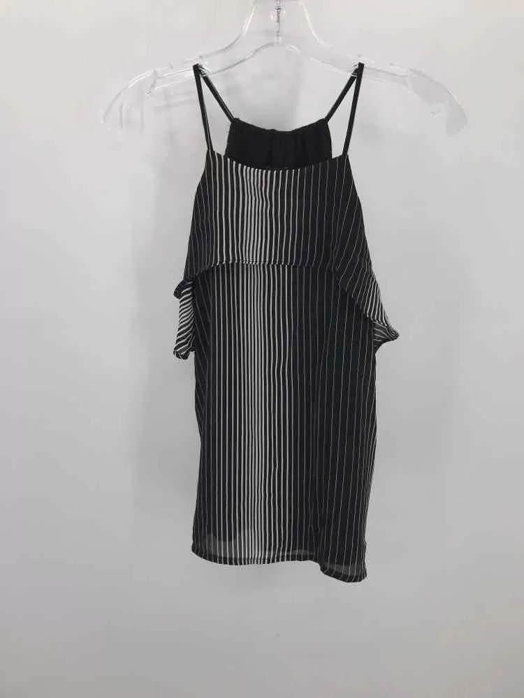 Pre-Owned Ann Taylor Black Size XSP Stripe Tank Top