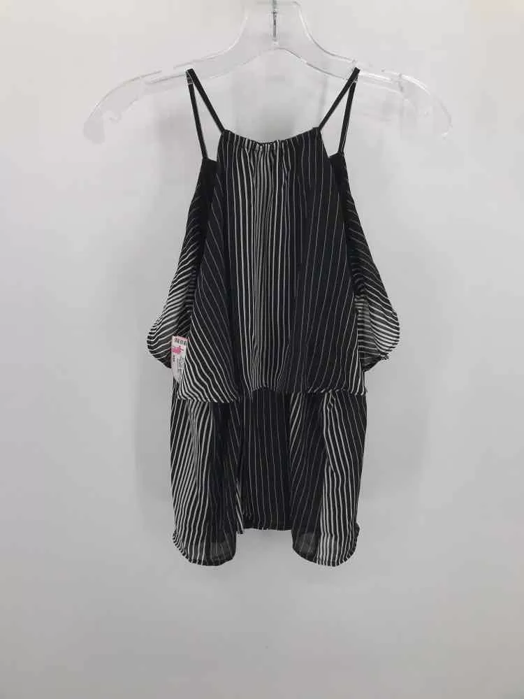 Pre-Owned Ann Taylor Black Size XSP Stripe Tank Top