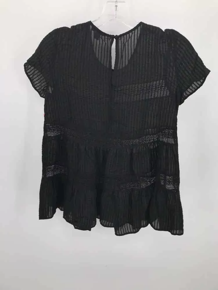 Pre-Owned Ann Taylor Black Size XXSP Blouse