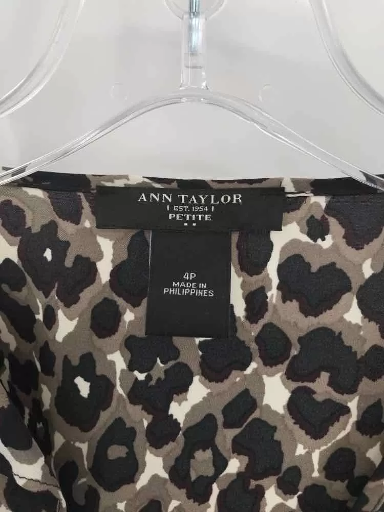 Pre-Owned Ann Taylor Brown Size 4P Tank Top