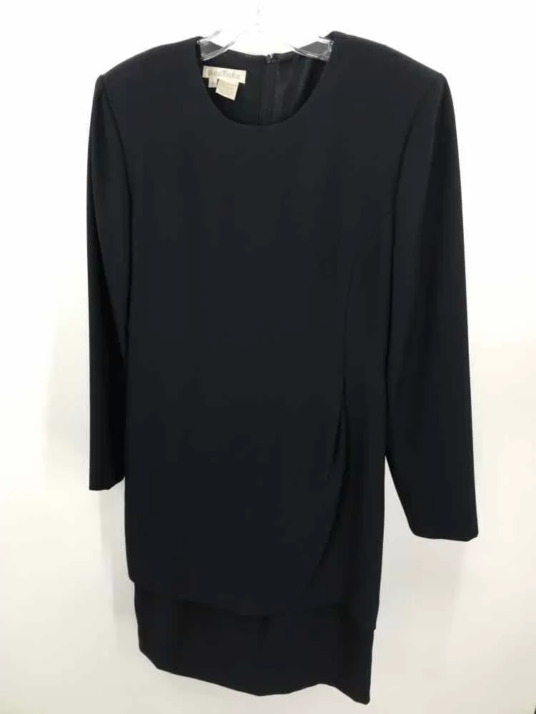 Pre-Owned Ann Taylor Navy Size 8 Knee Length Long Sleeve Dress