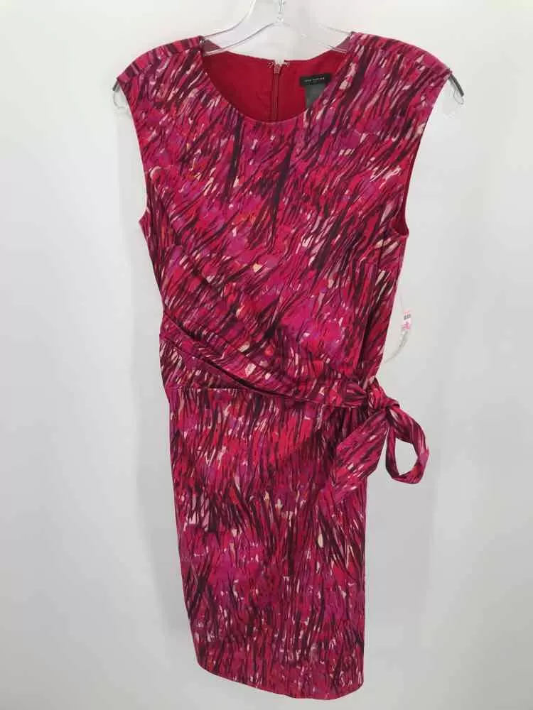 Pre-Owned Ann Taylor Pink Size 2 Knee Length Sleeveless Dress