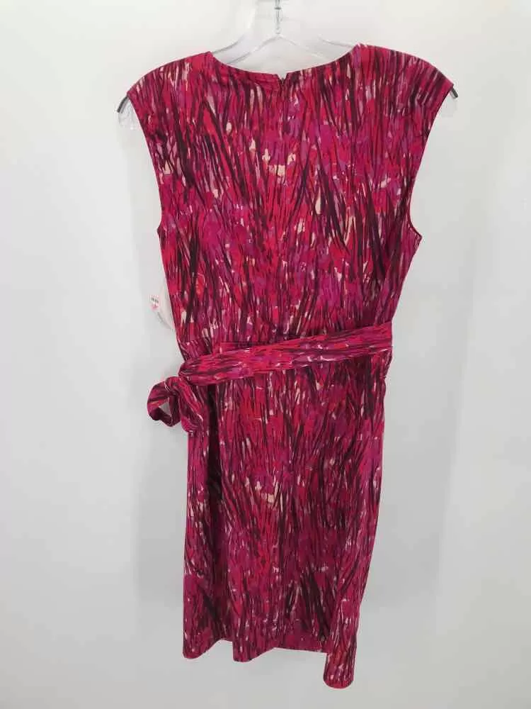 Pre-Owned Ann Taylor Pink Size 2 Knee Length Sleeveless Dress