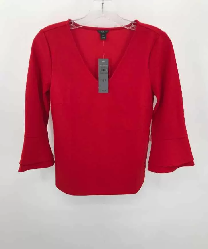 Pre-Owned Ann Taylor Red Size XSP Blouse